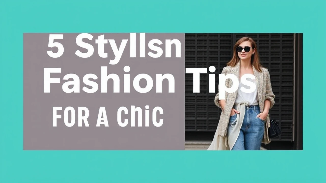 5 Stylish Fashion Tips for a Chic Lifestyle