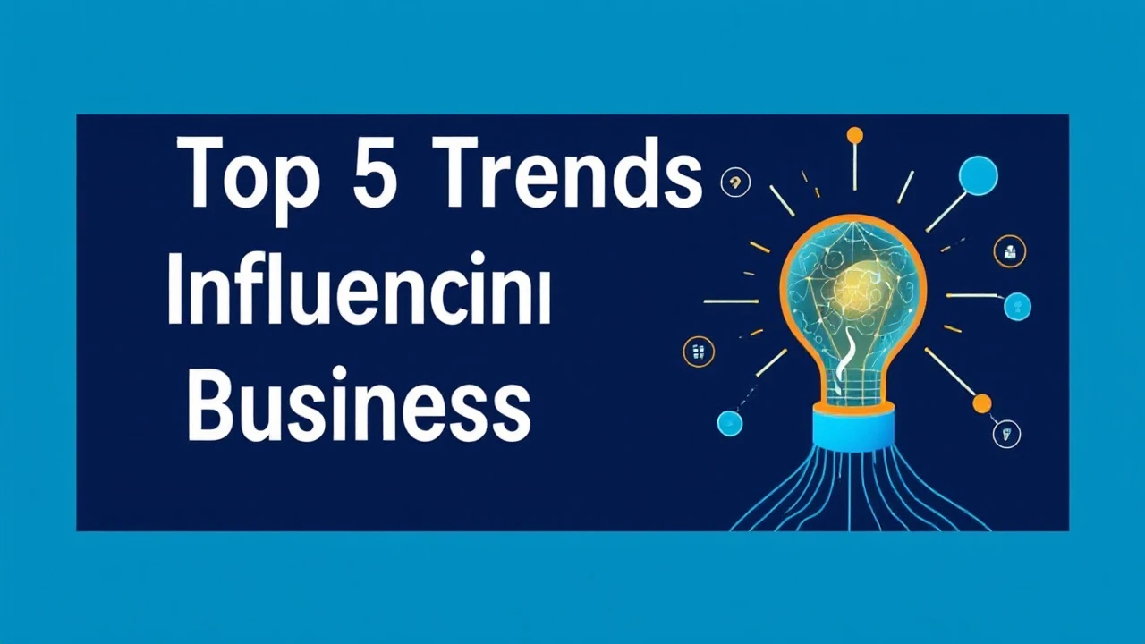 Exploring the Top 5 Trends Influencing the Future of Business Innovation