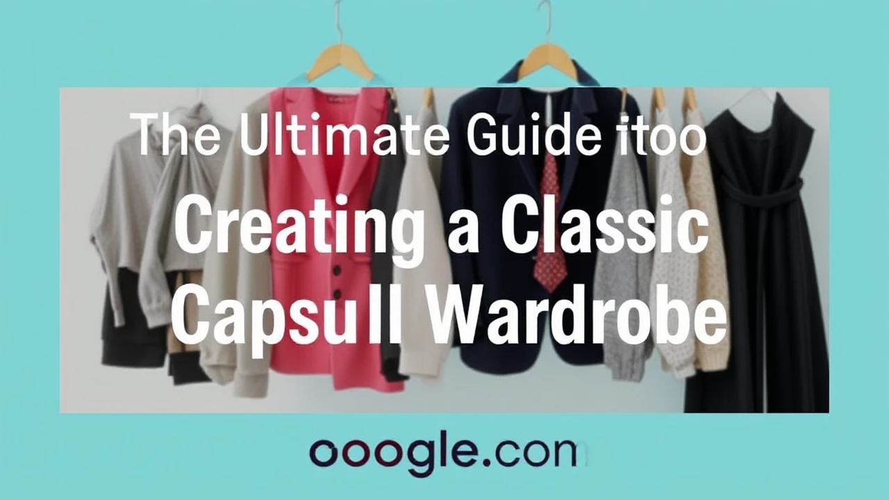 The Ultimate Guide to Creating a Classic Capsule Wardrobe