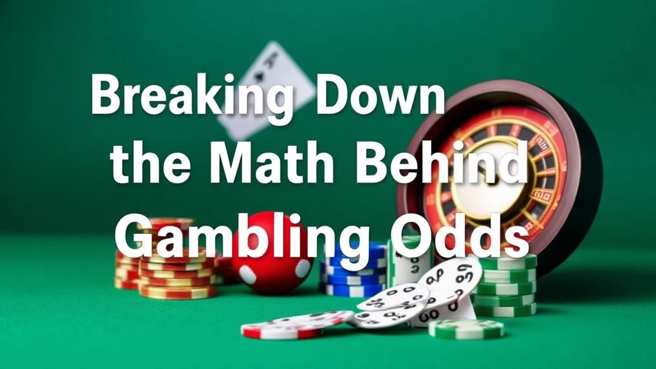 Breaking Down the Math Behind Gambling Odds: An Insightful Analysis