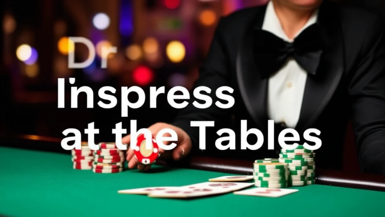 Dress to Impress at the Tables: Look Sharp at the Tables!