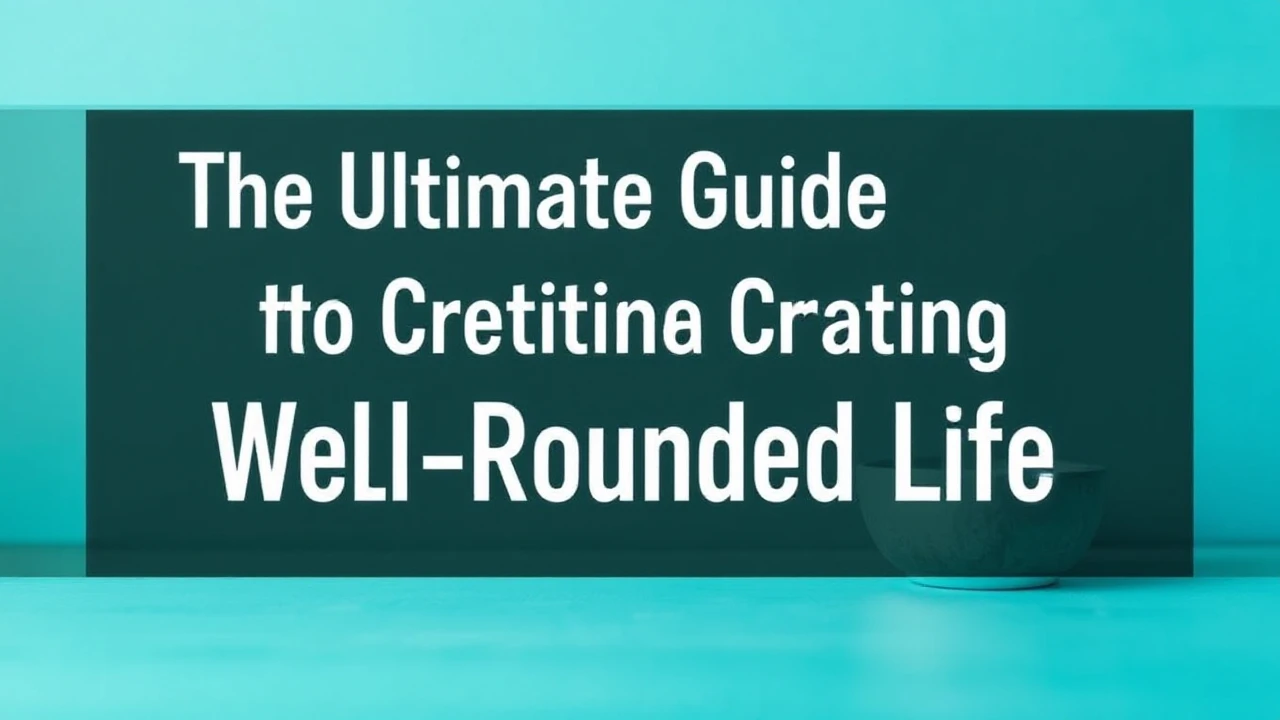 The Ultimate Guide to Creating a Well-Rounded Life
