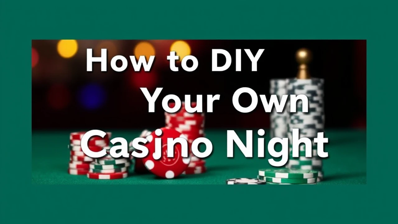 How to DIY Your Own Casino Night: Tips and Tricks