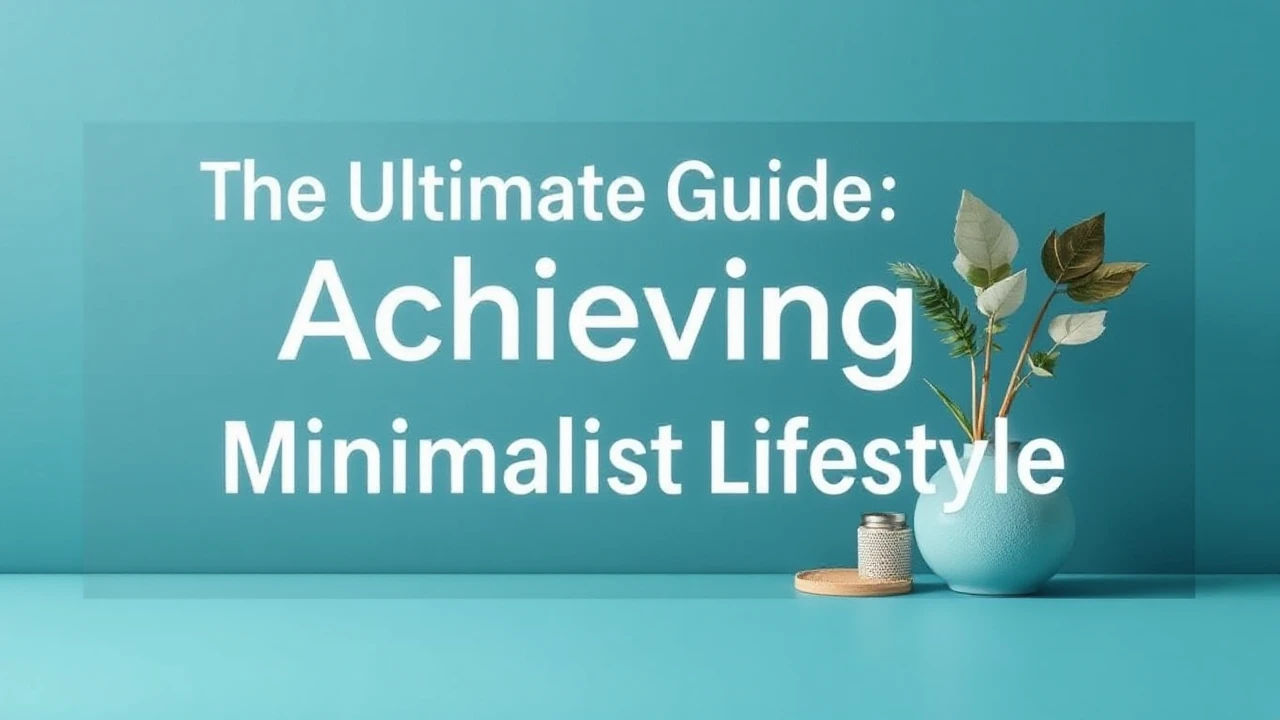 The Ultimate Guide of Achieving a Minimalist Lifestyle