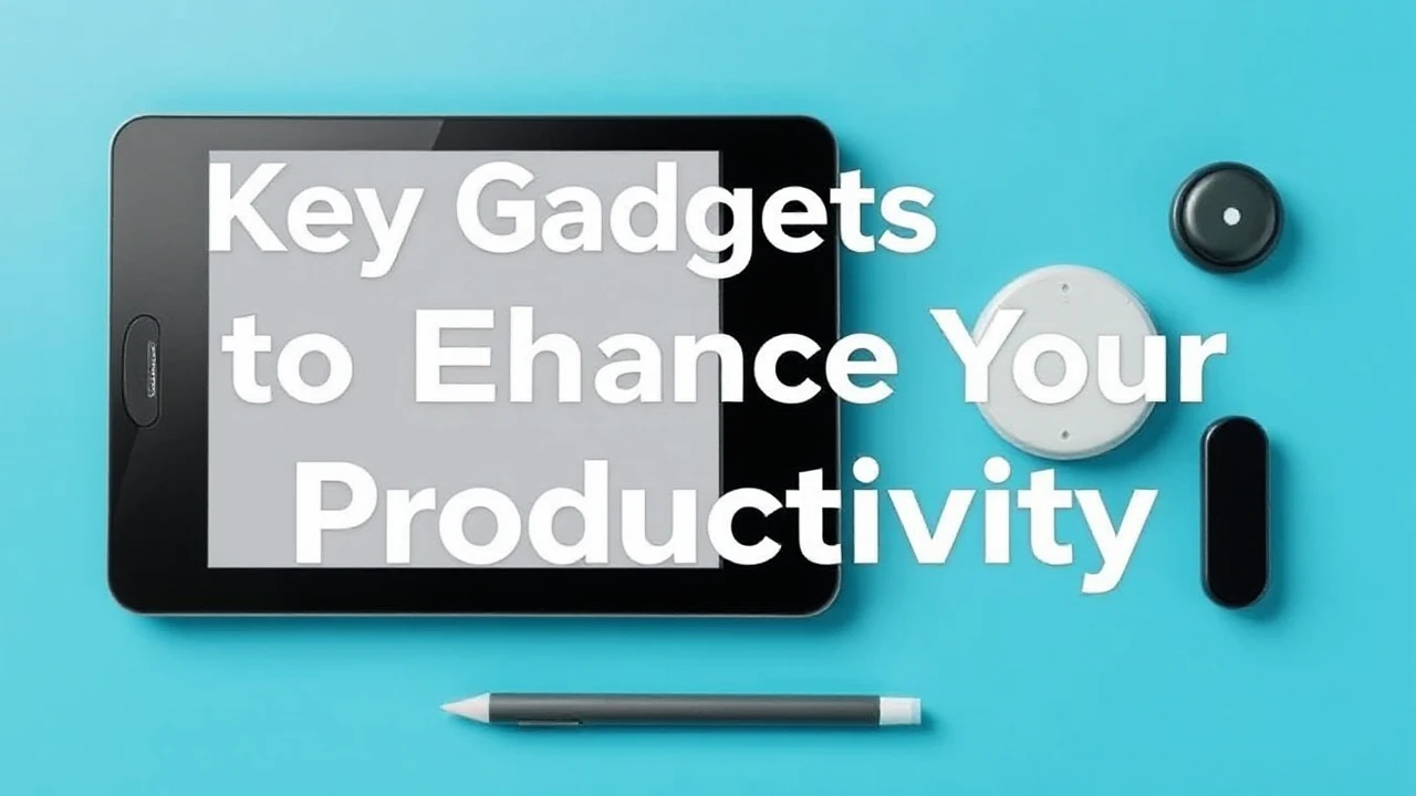 Key Gadgets to Enhance Your Productivity
