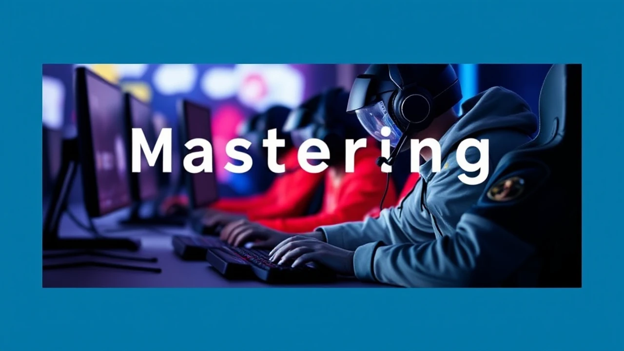 Mastering Esports: An Amateur's Guide to Professional Gaming