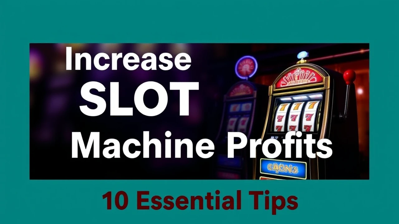 Increase Your Slot Machine Profits: 10 Essential Tips