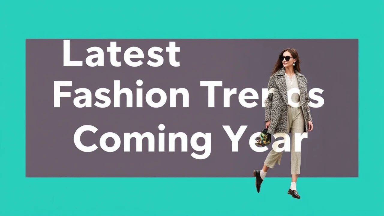 Latest Fashion Trends to Watch Out for in the Coming Year