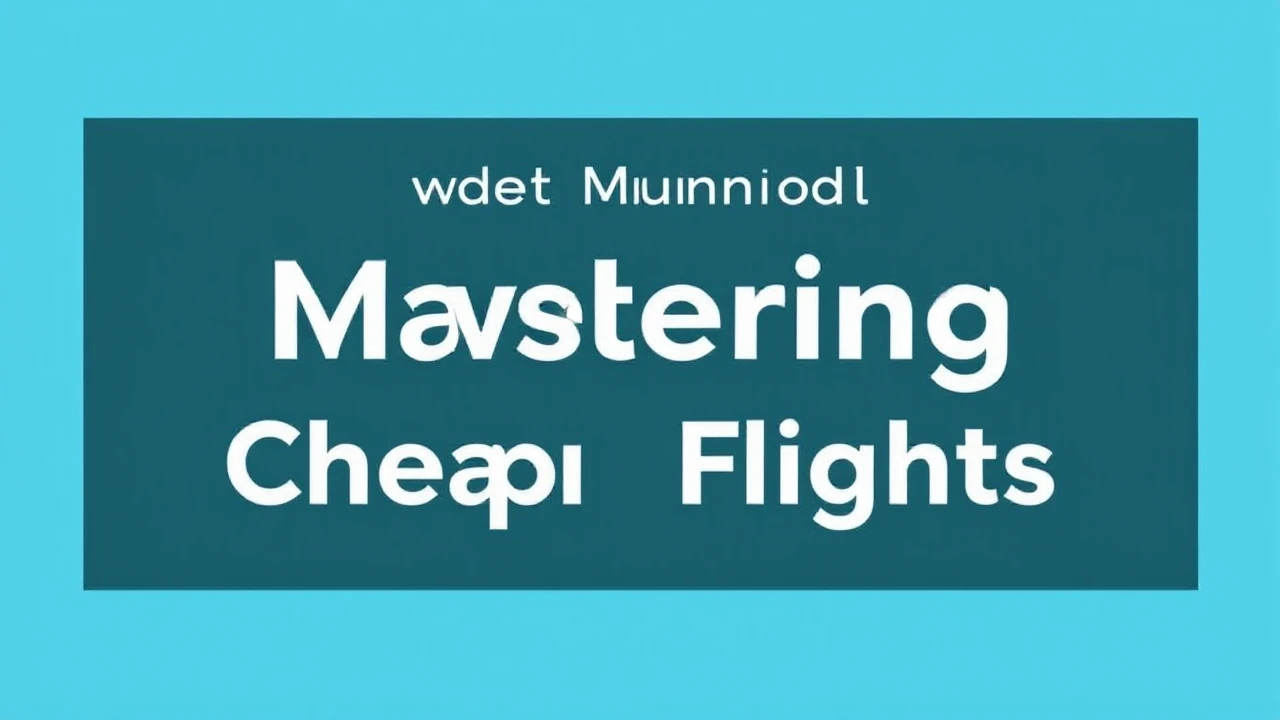 Complete Manual on Travel Hacks: Mastering Cheap Flights