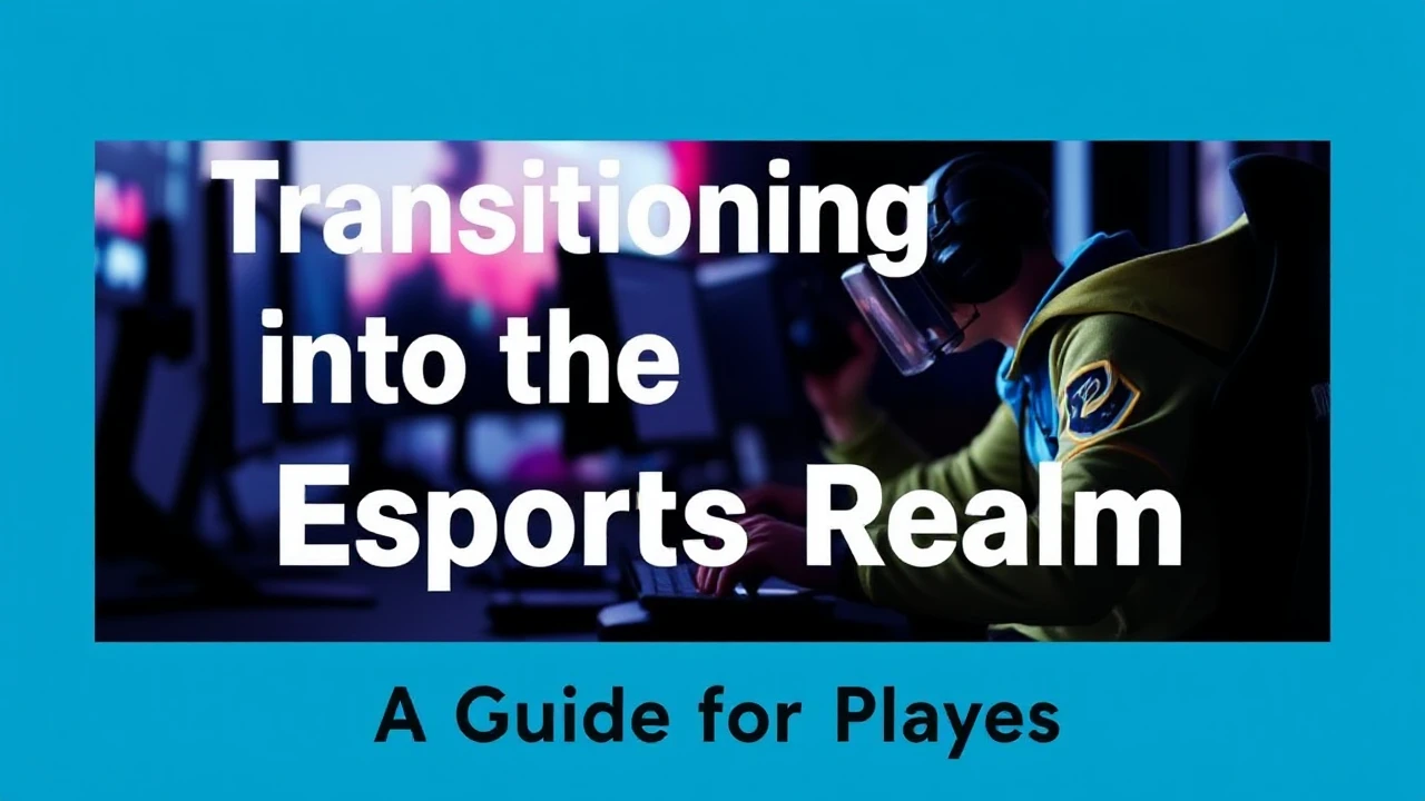 Transitioning into the Esports Realm: A Guide for Players