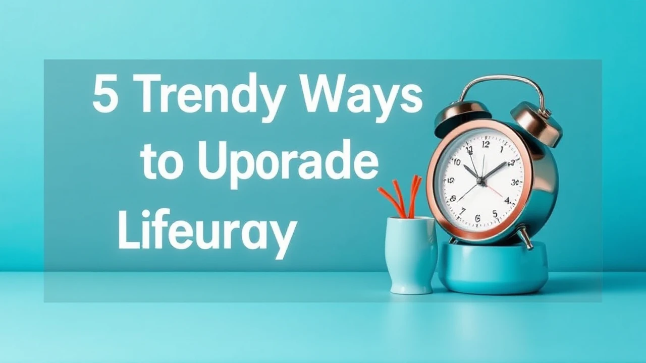 5 Trendy Ways to Upgrade Your Lifestyle
