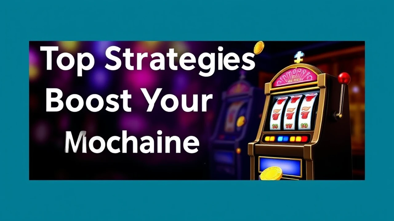 Top Strategies to Boost Your Slot Machine Winnings