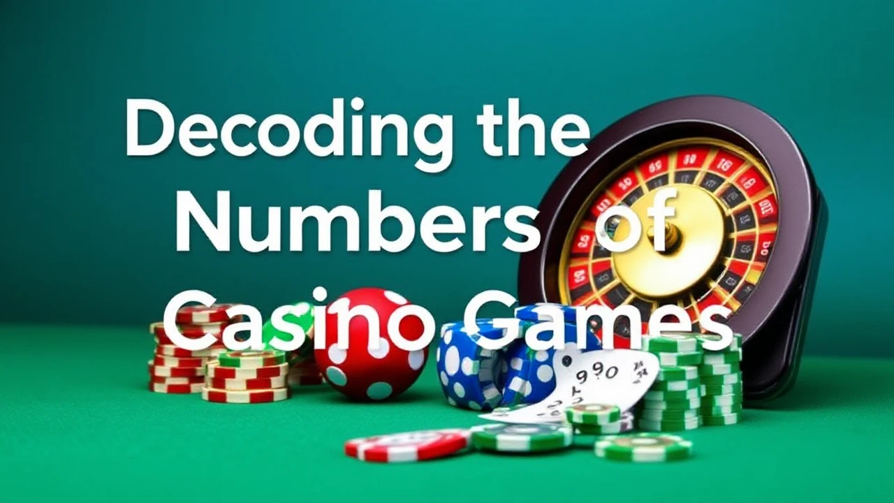Decoding the Numbers of Casino Games: A Detailed Analysis