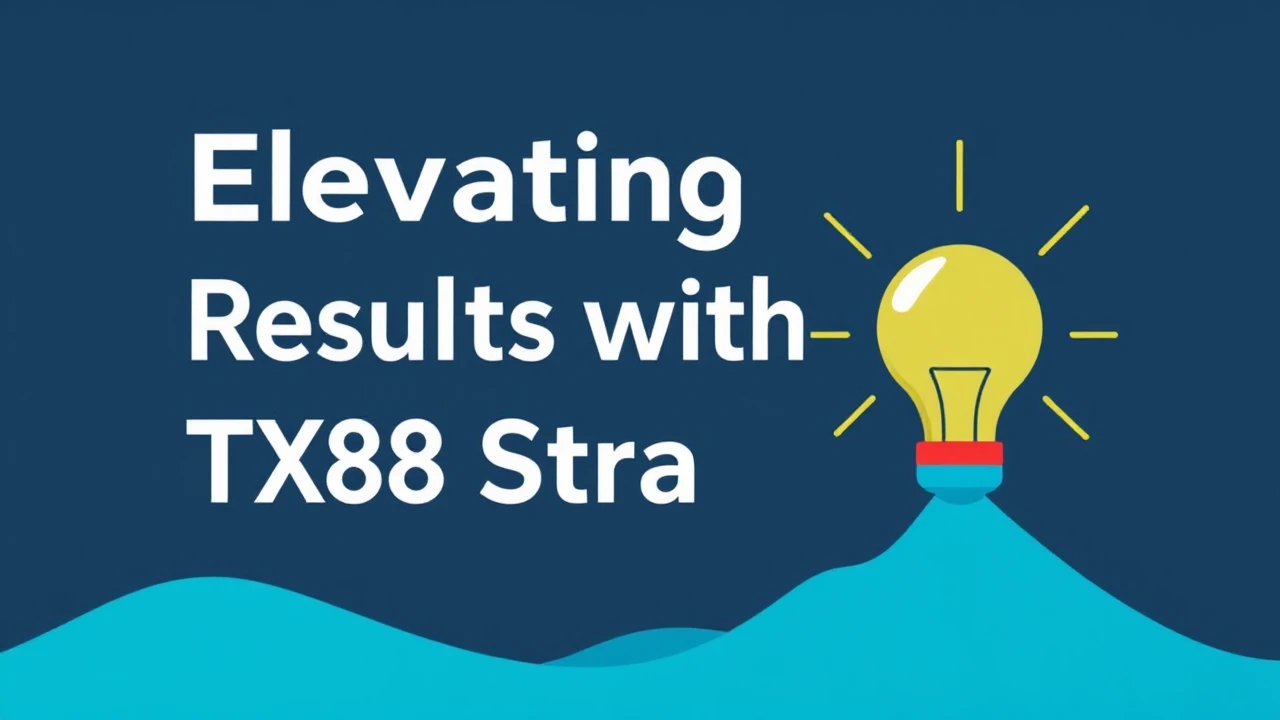Elevating Results with TX88 Strategies