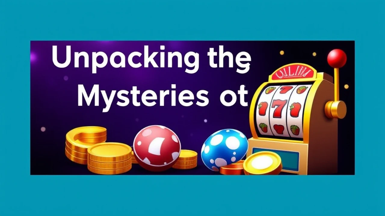Unpacking the Mysteries of Online Casino Slots