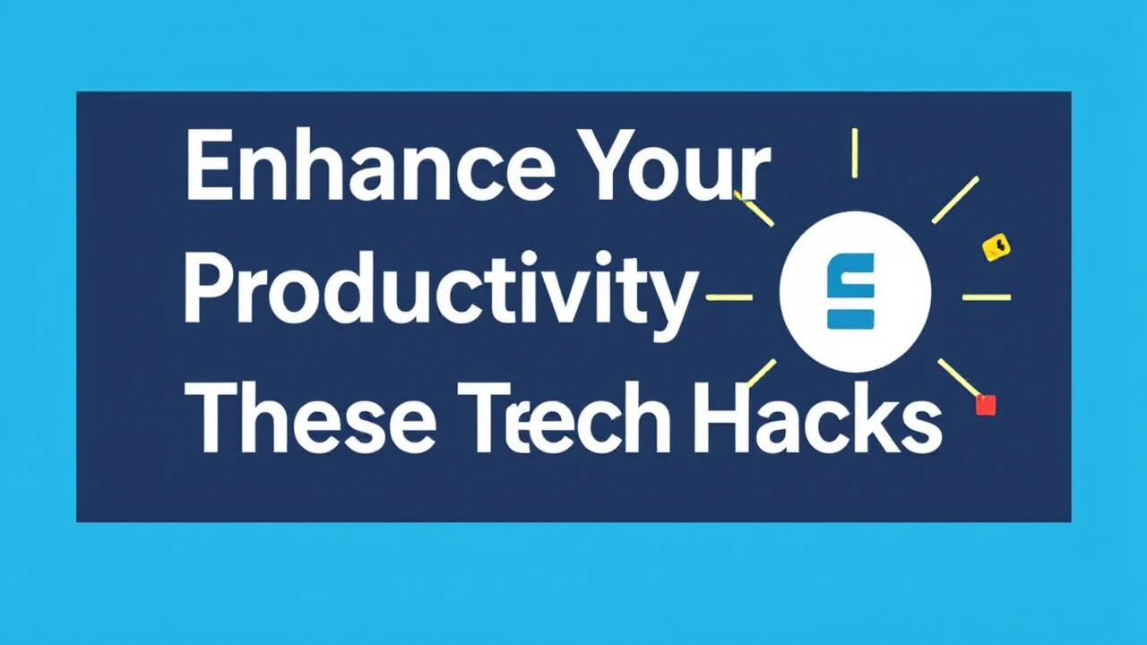 Enhance Your Productivity with These 10 Tech Hacks