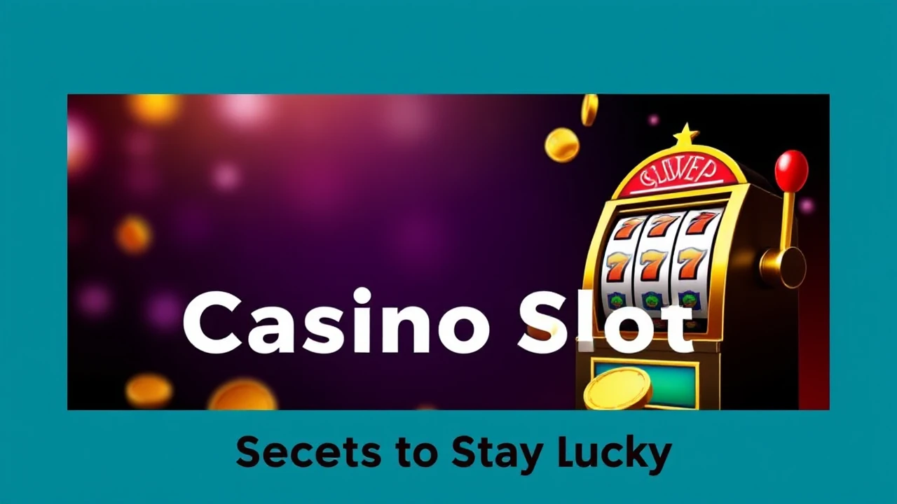 Unlocking the Art of Winning Big on Casino Slots: Secrets to Stay Lucky