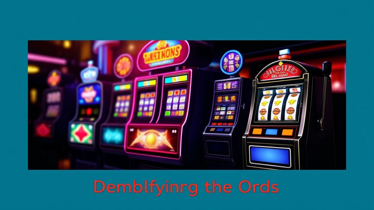 Demystifying the Odds: Gamblers' Handbook to Slot Machines