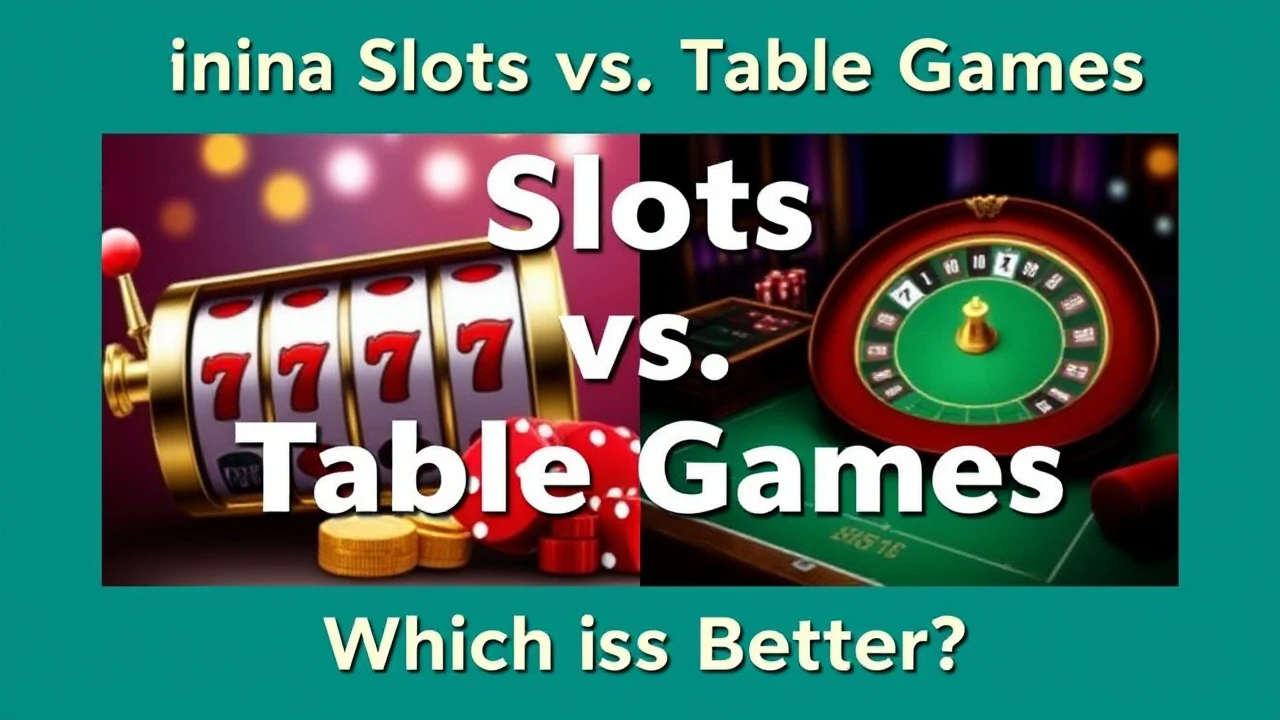 Casino Slots vs. Table Games: Which is Better?