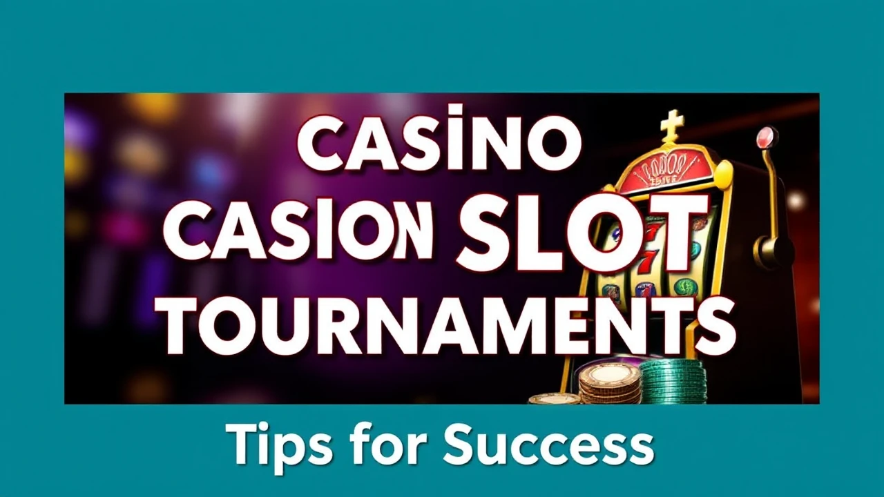 Casino Slot Tournaments: Tips for Success