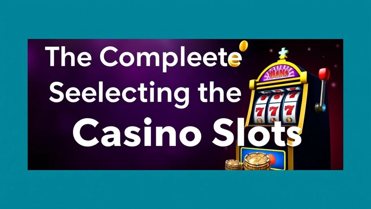 The Complete Handbook to Selecting the Best Casino Slots