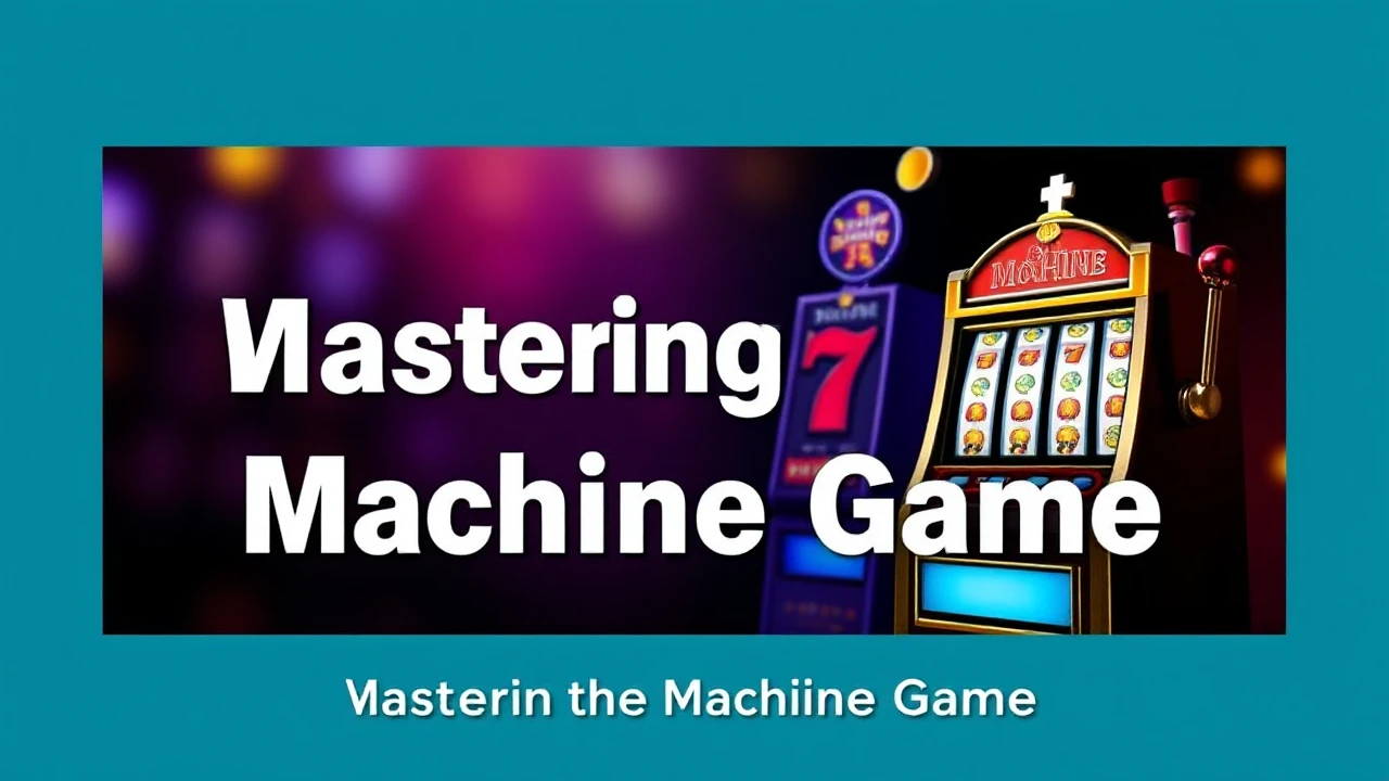 Mastering the Machine Game: Top 5 Strategies for Maximizing Wins