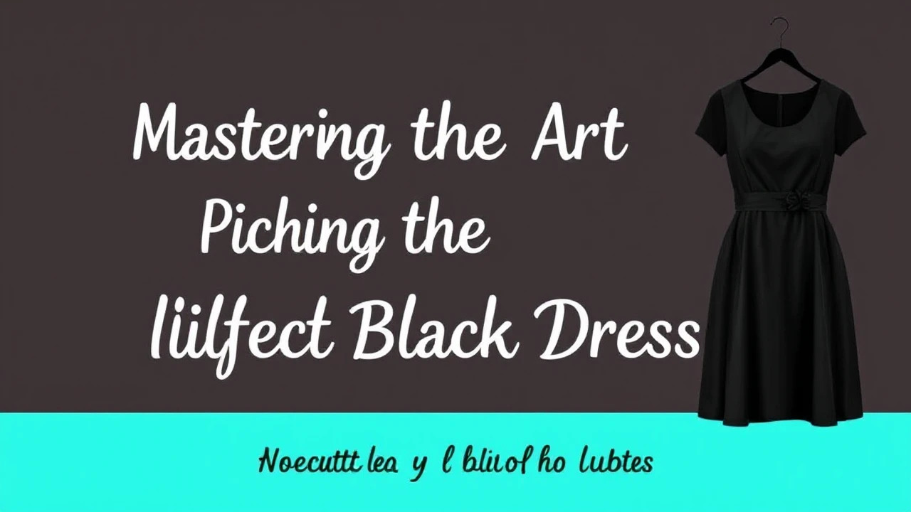 Mastering the Art of Picking the Perfect Little Black Dress