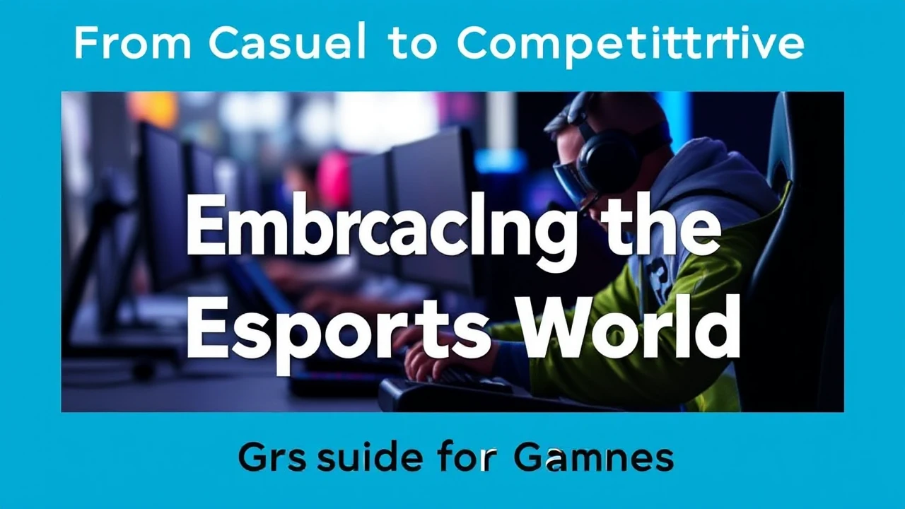 From Casual to Competitive: Embracing the Esports World: A Guide for Gamers