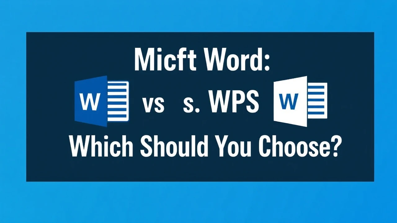 Microsoft Word vs. WPS Office: Which Should You Choose?