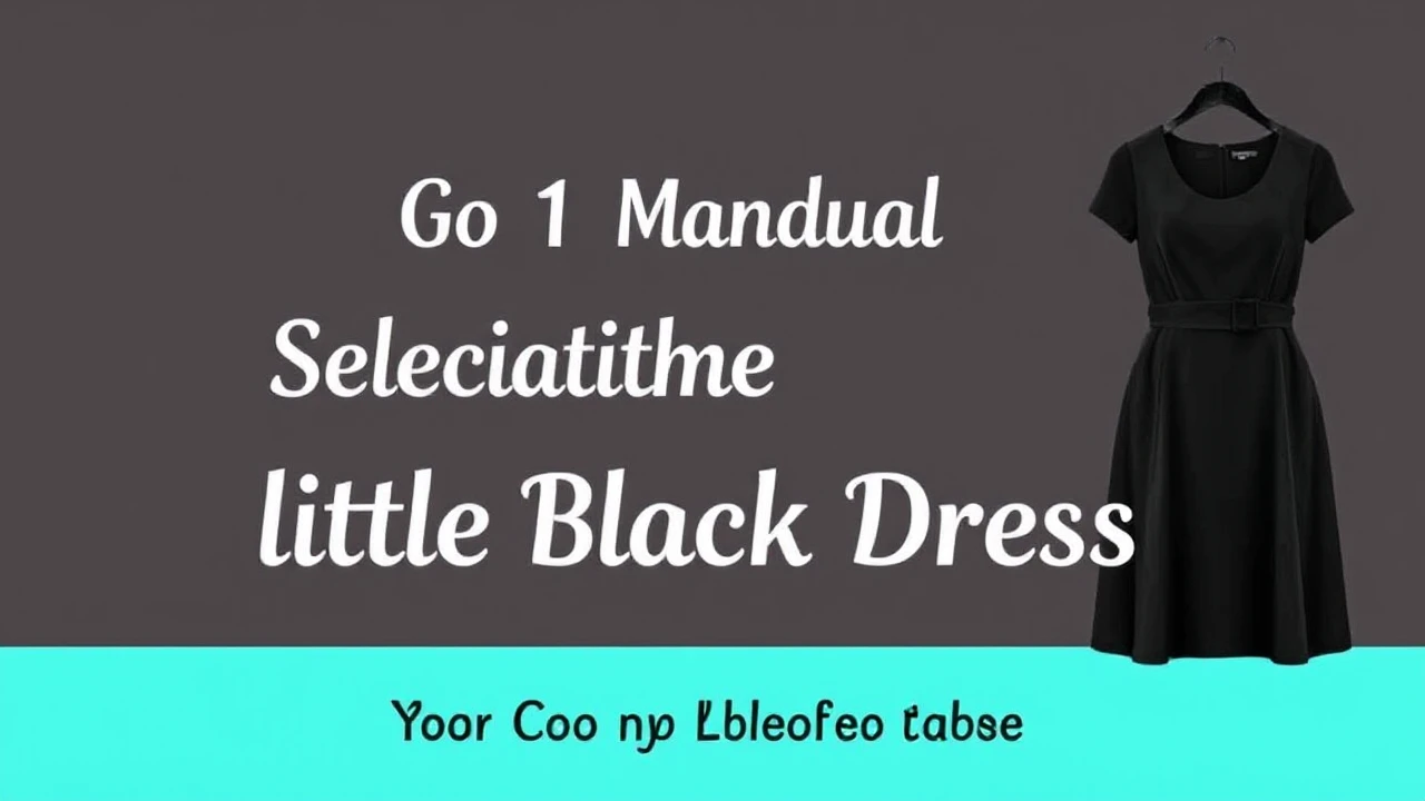 Your Go-To Manual of Selecting the Ultimate Little Black Dress