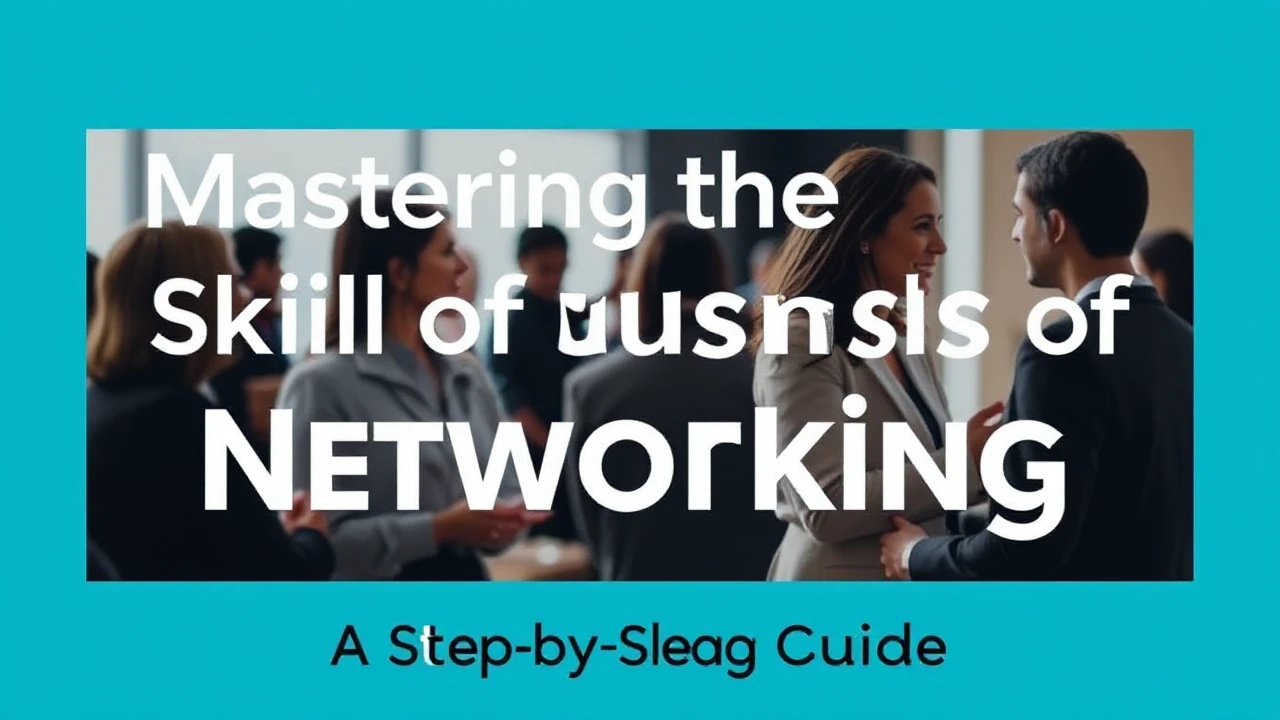Mastering the Skill of Business Networking: A Step-by-Step Guide