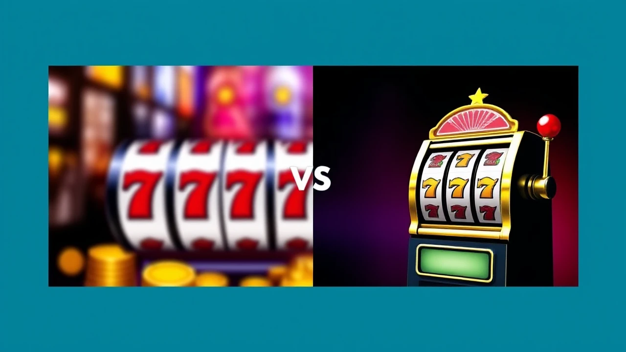 Comparing Online Casino Slots with Traditional Slots