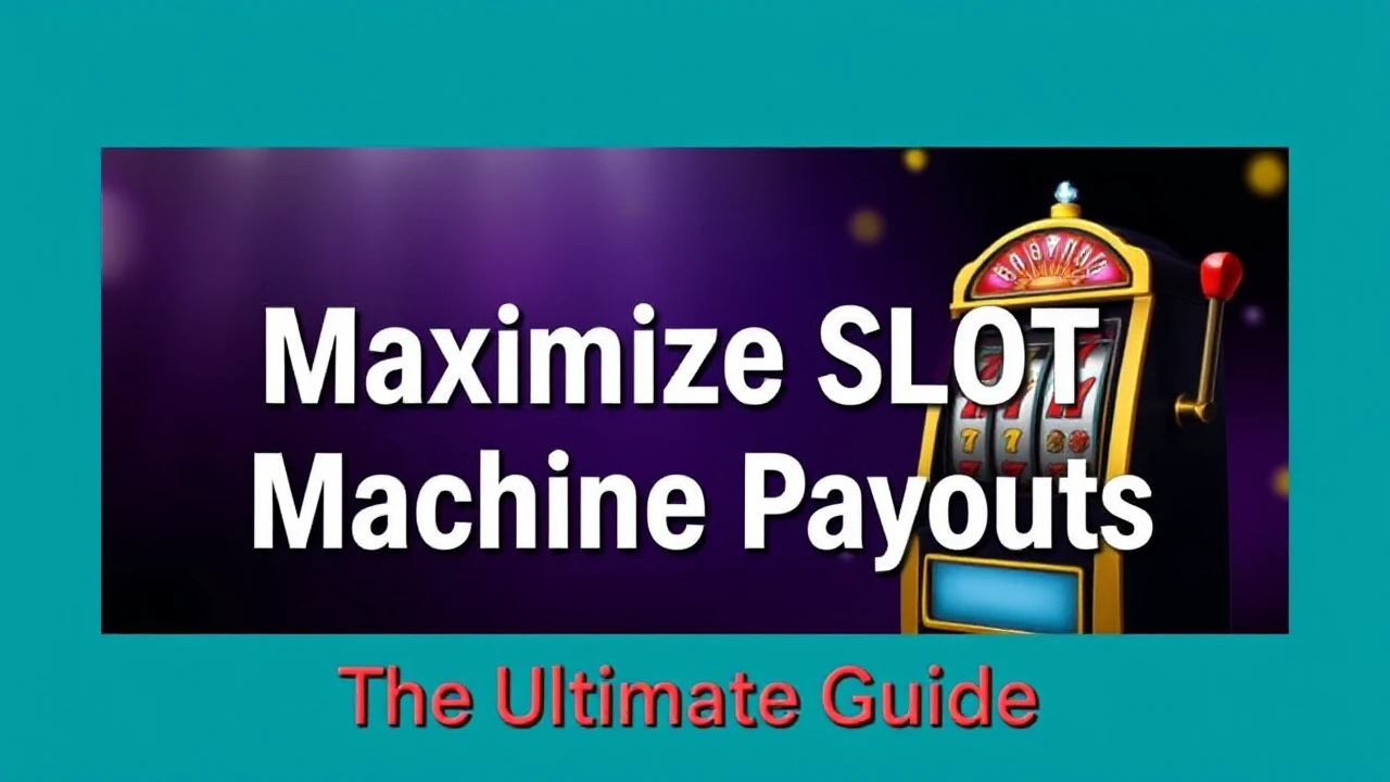 The Ultimate Guide for Maximizing Slot Machine Payouts