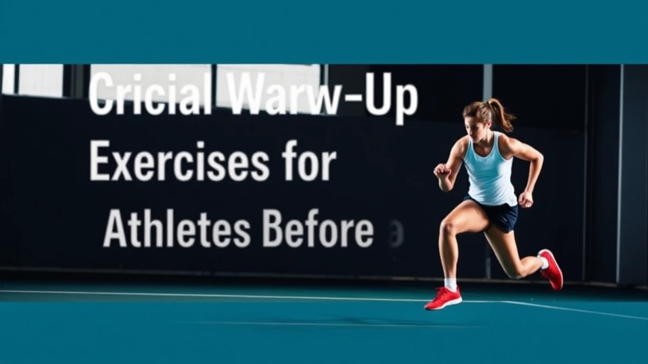 Crucial Warm-Up Exercises for Athletes Before a Workout
