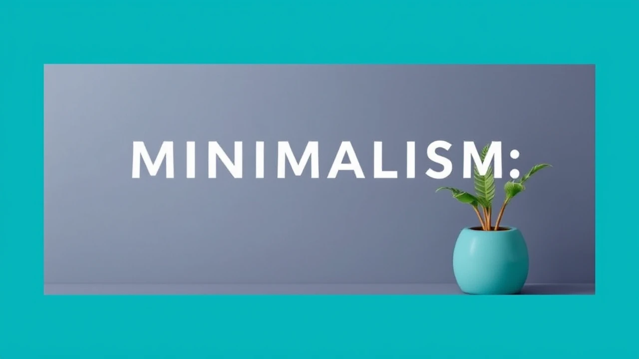 Embracing Minimalism: A Key to Streamlining Your Lifestyle