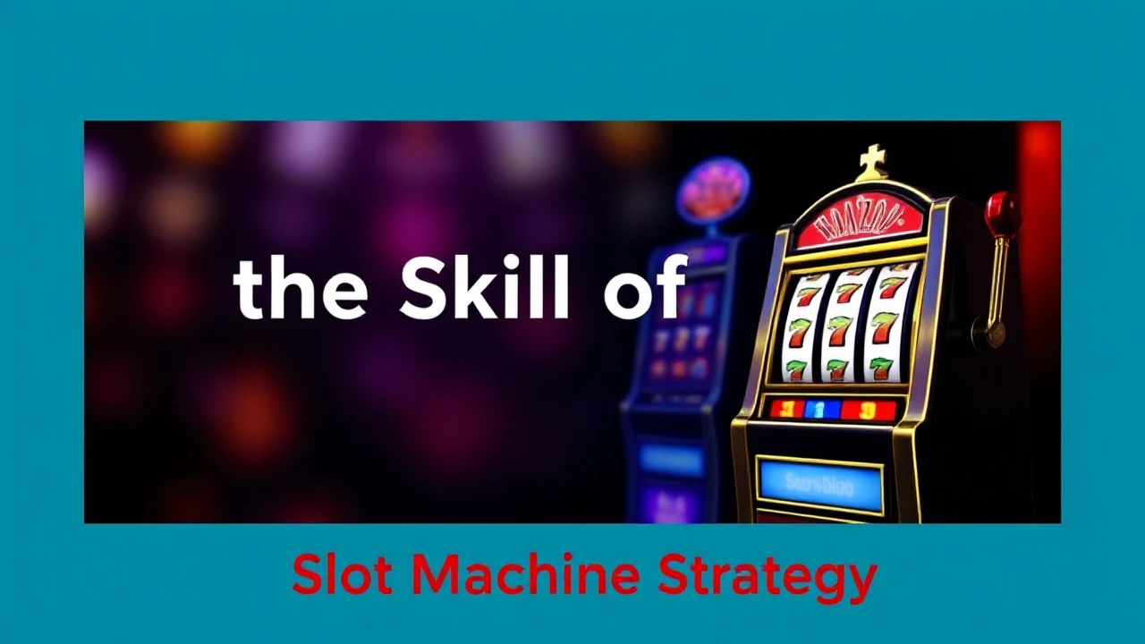 Dominating the Skill of Slot Machine Strategy