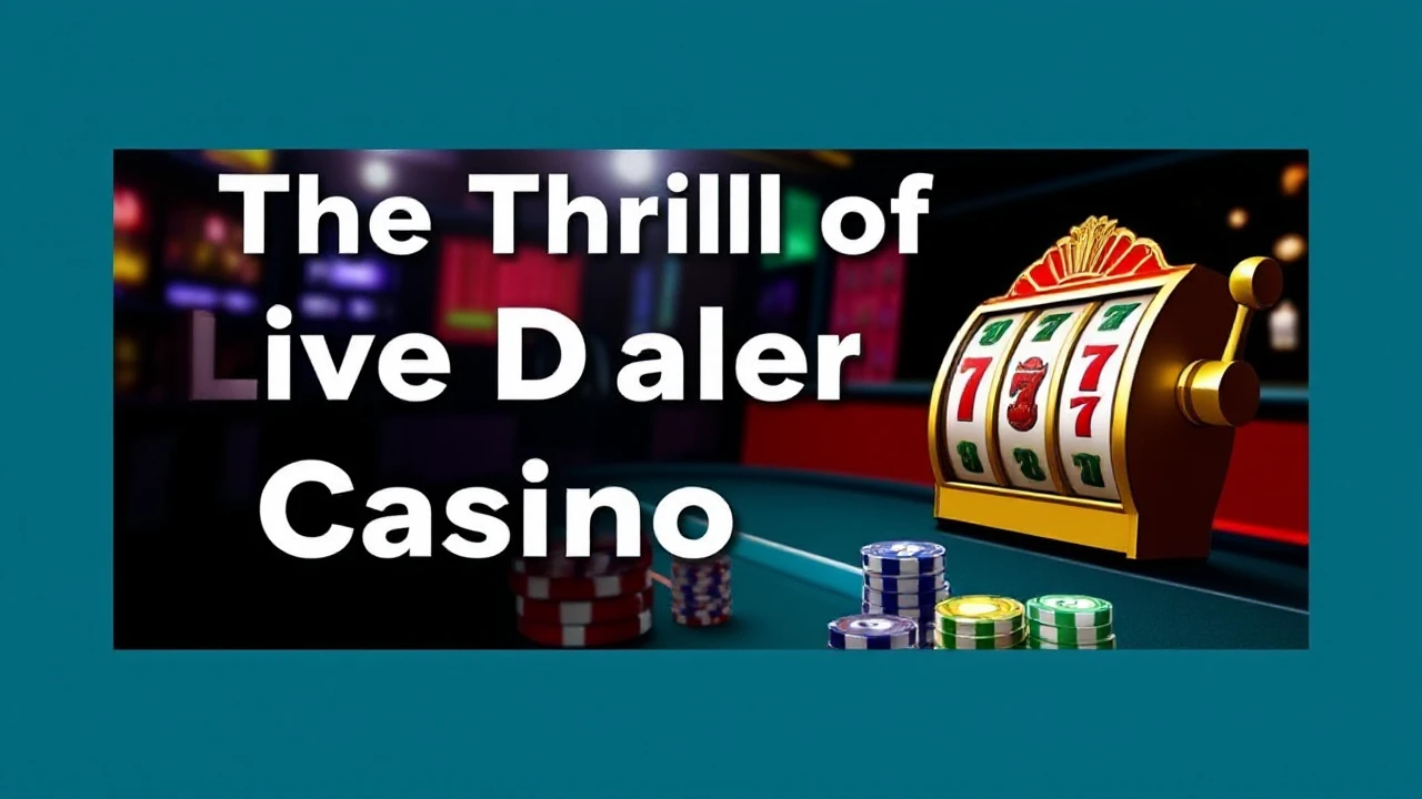 The Thrill of Live Dealer Casino Slots