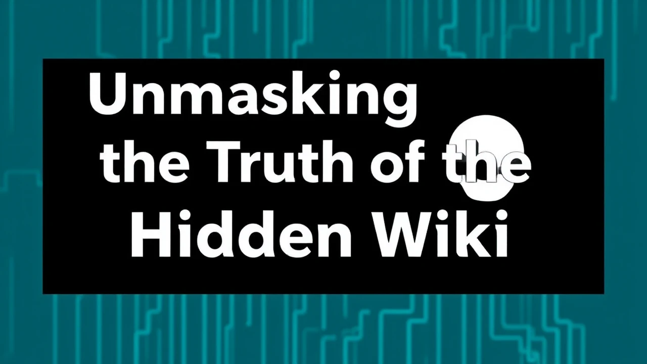 Unmasking the Truth of the Hidden Wiki: A Dive into the Dark Web