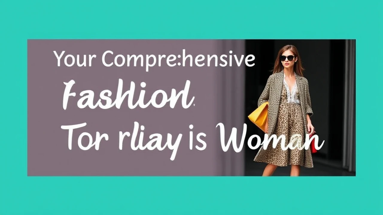Your Comprehensive Handbook to Fashion Trends for Today's Woman