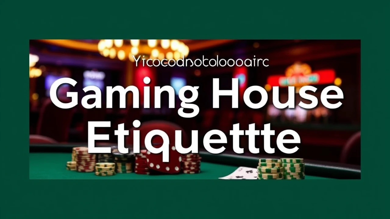 Your Go-To Handbook for Gaming House Etiquette