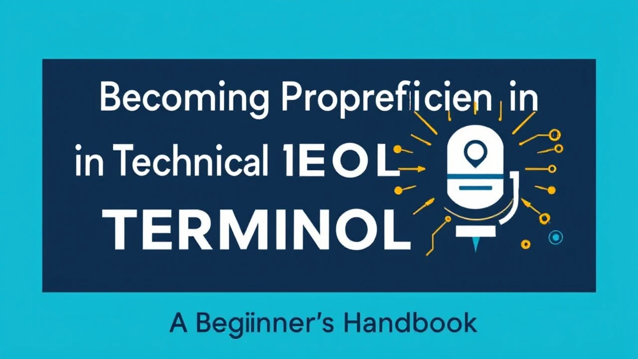 Becoming Proficient in Technical Terminology: A Beginner's Handbook