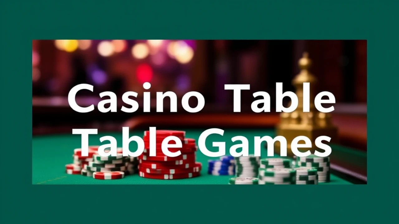 Conquering Casino Table Games: Tips to Come Out on Top