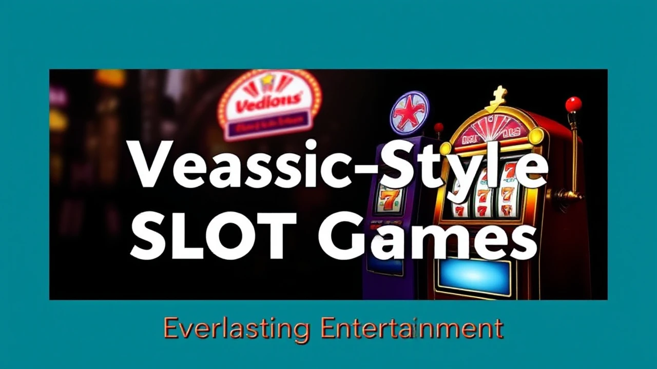 The Attraction of Classic Vegas-Style Slot Games: Everlasting Entertainment