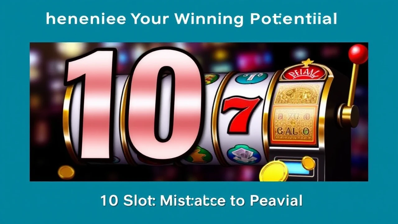 Enhancing Your Winning Potential: 10 Slot Mistakes to Avoid