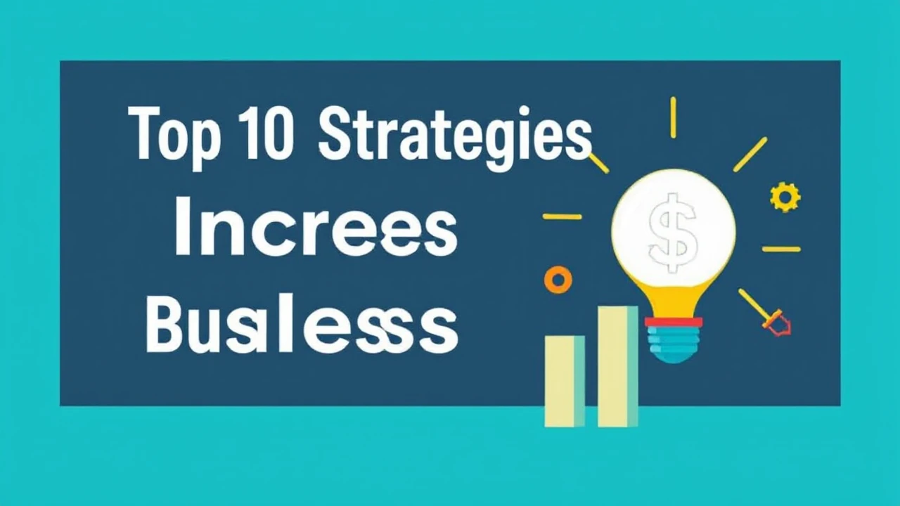 Top 10 Strategies to Increase Your Business Sales Revenue