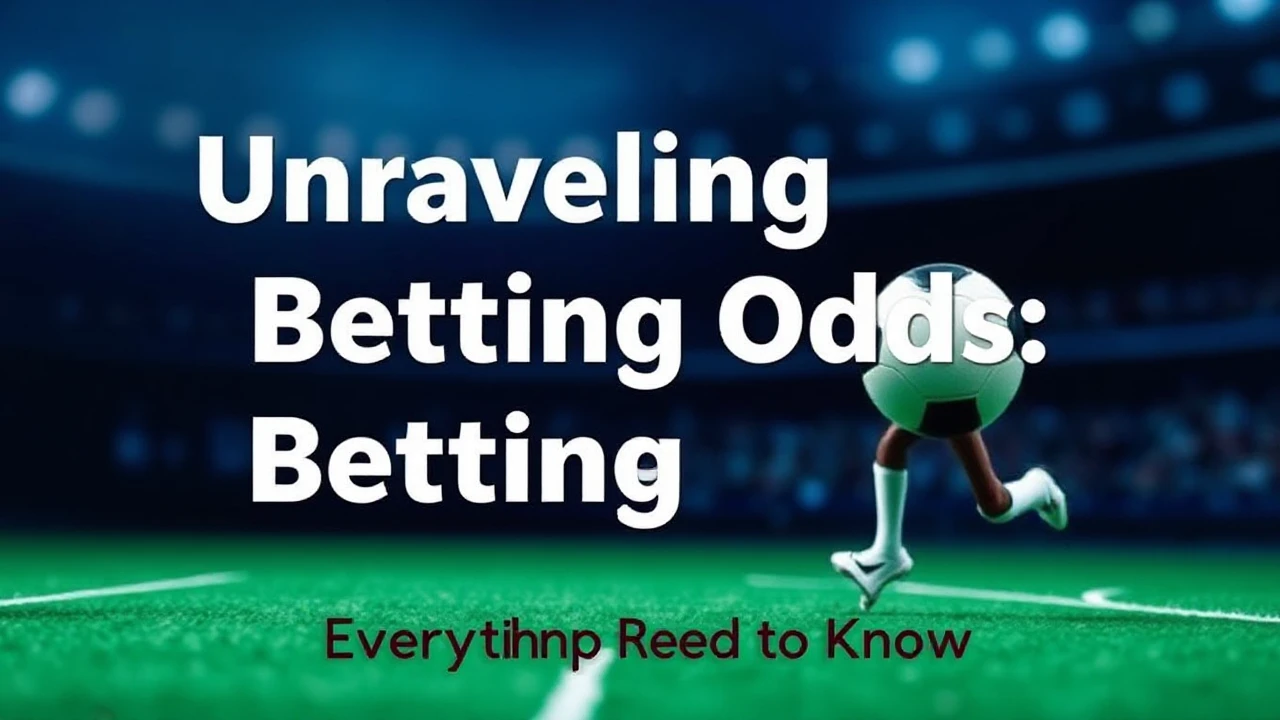 Unraveling Betting Odds: Everything You Need to Know