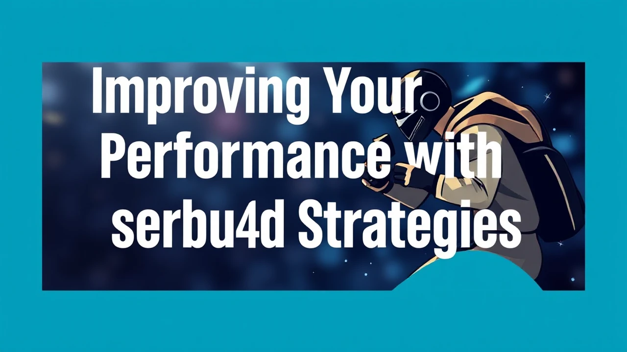 Improving Your Performance with serbu4d Strategies