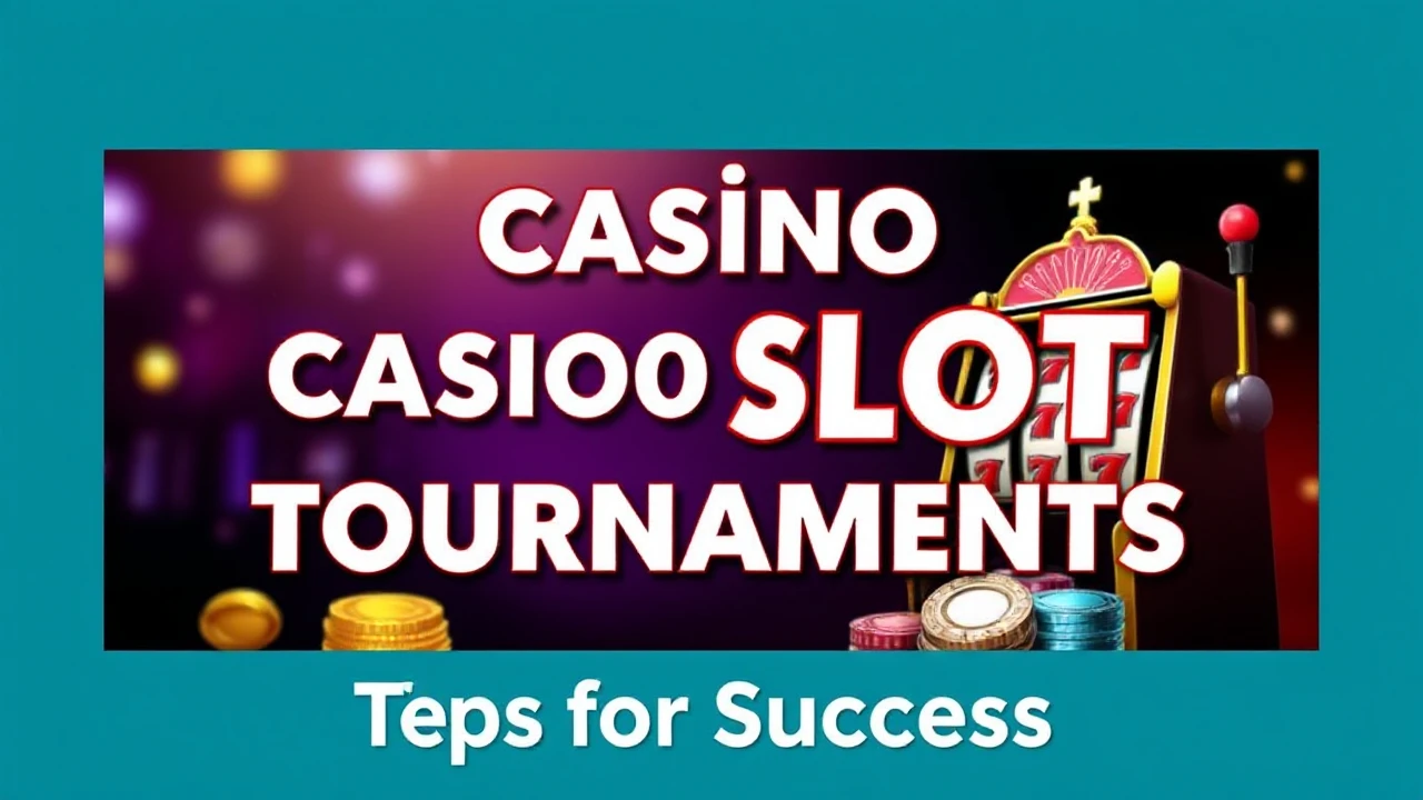 Casino Slot Tournaments: Tips for Success