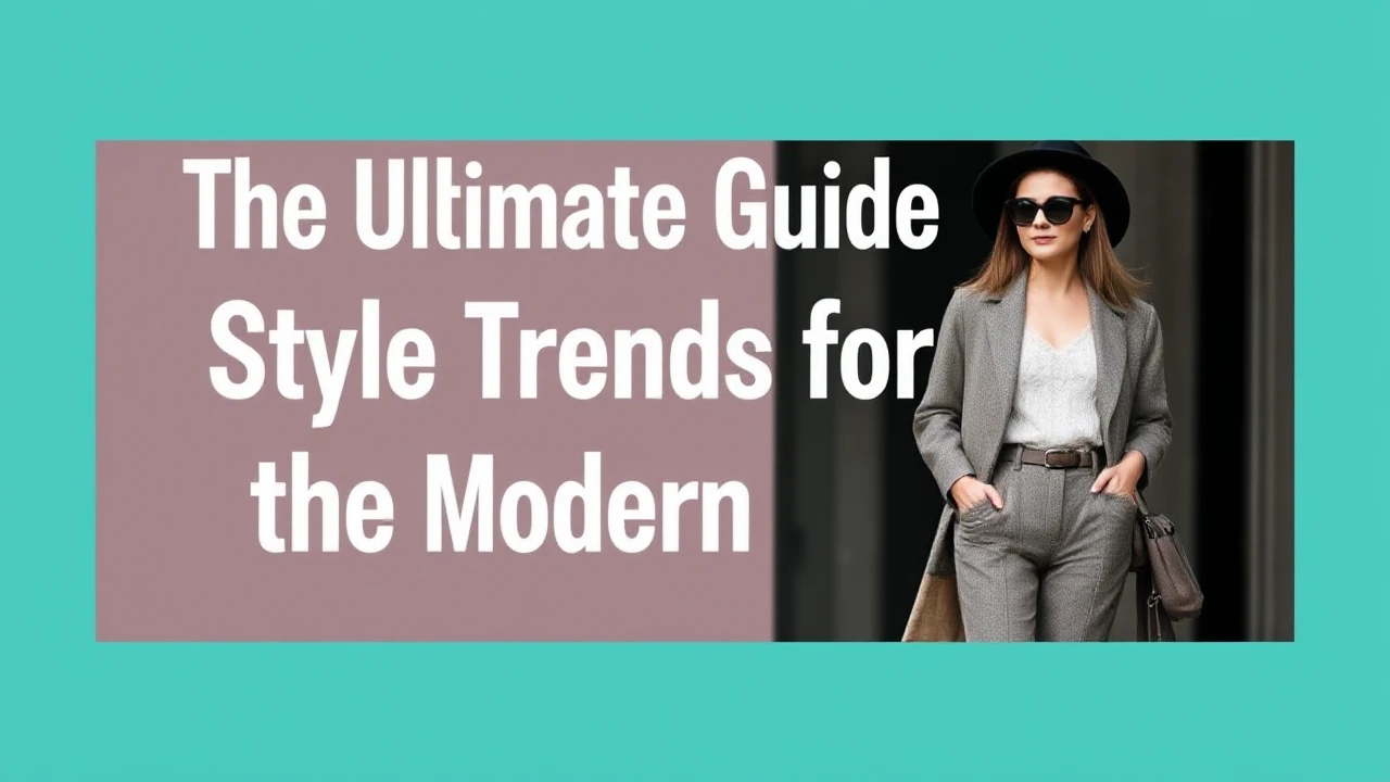 The Ultimate Guide to Style Trends for the Modern Woman