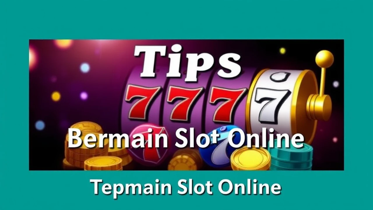 Tips Ampuh Bermain Slot Online